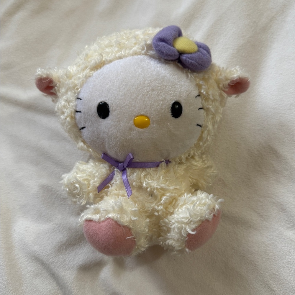 spring lamb hello kitty plushie
